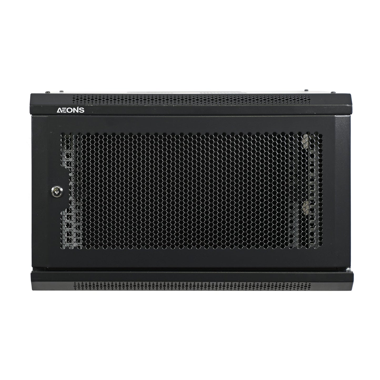 Aeons Pro Series 6U Wall-Mount Rack Cabinet, Mid-Depth, Vented Door