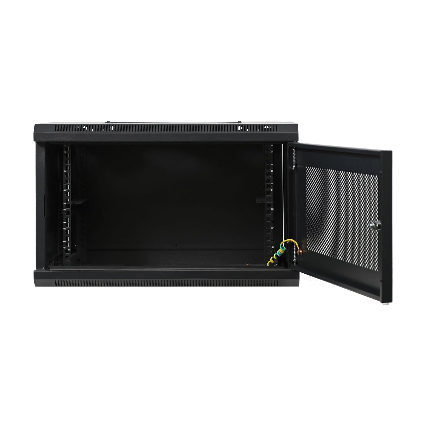 Aeons SC Series 6U Wall-Mount Rack Cabinet, Switch-Depth, Vented Door, Assembled