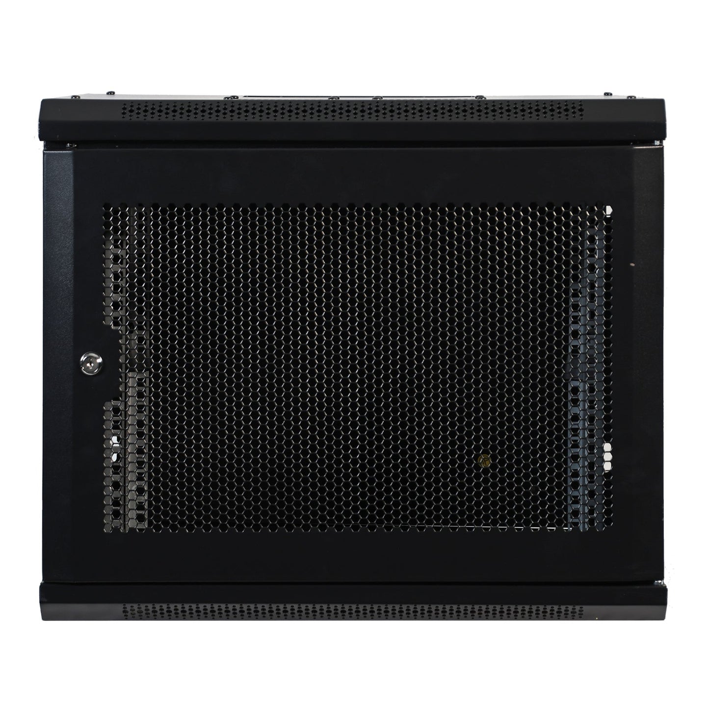 Aeons Pro Series 9U Wall-Mount Rack Cabinet, Switch-Depth, Vented Door