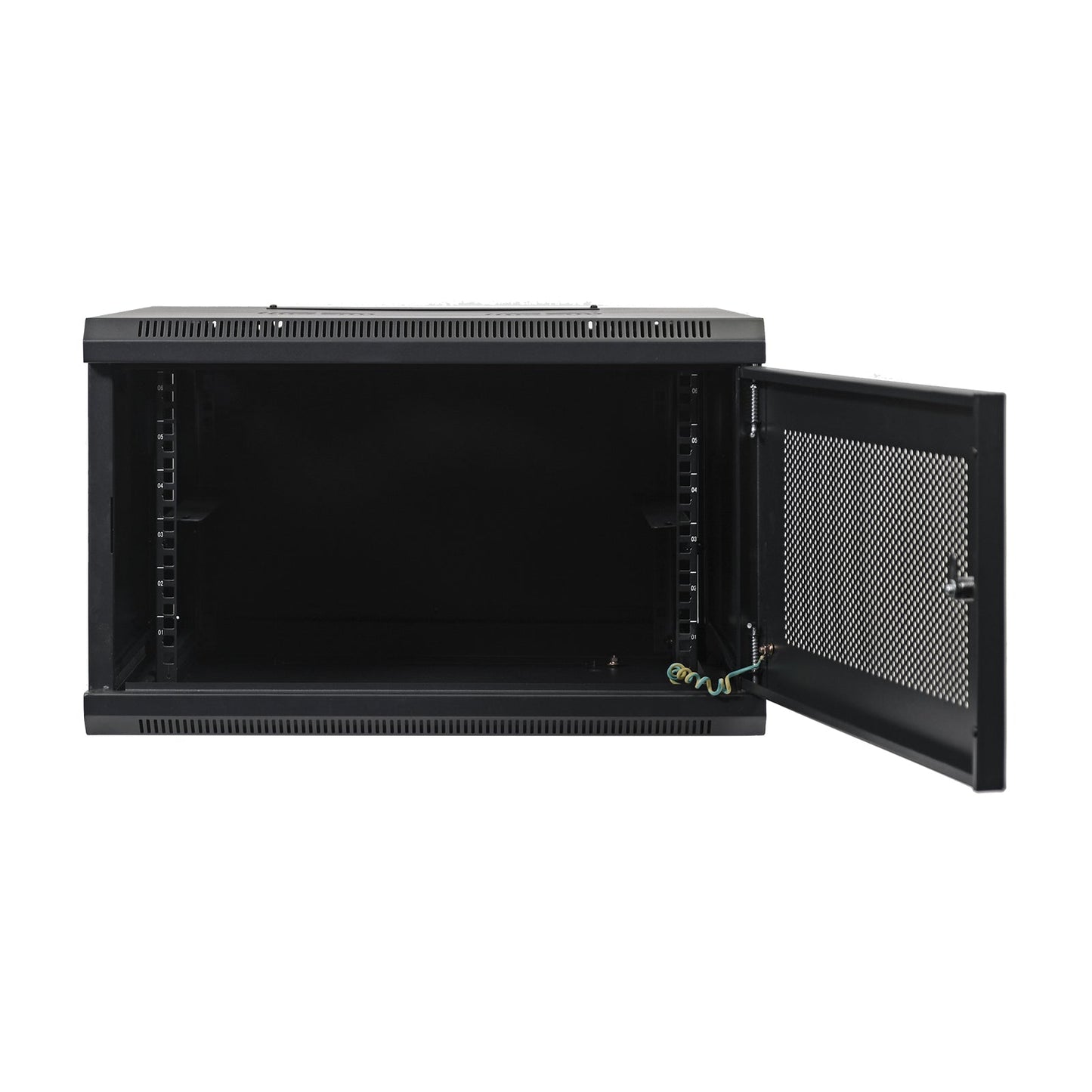 Aeons SC Series 6U Wall-Mount Rack Cabinet, Mid-Depth, Vented Door, Assembled