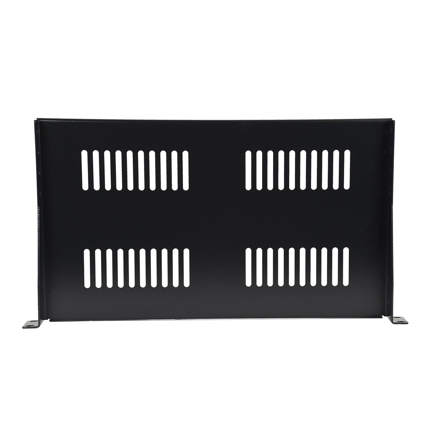 Aeons Premium 1U Server Rack Mount Vented Cantilever Shelf, 10-inch Depth, Heavy Duty, 2-Pack