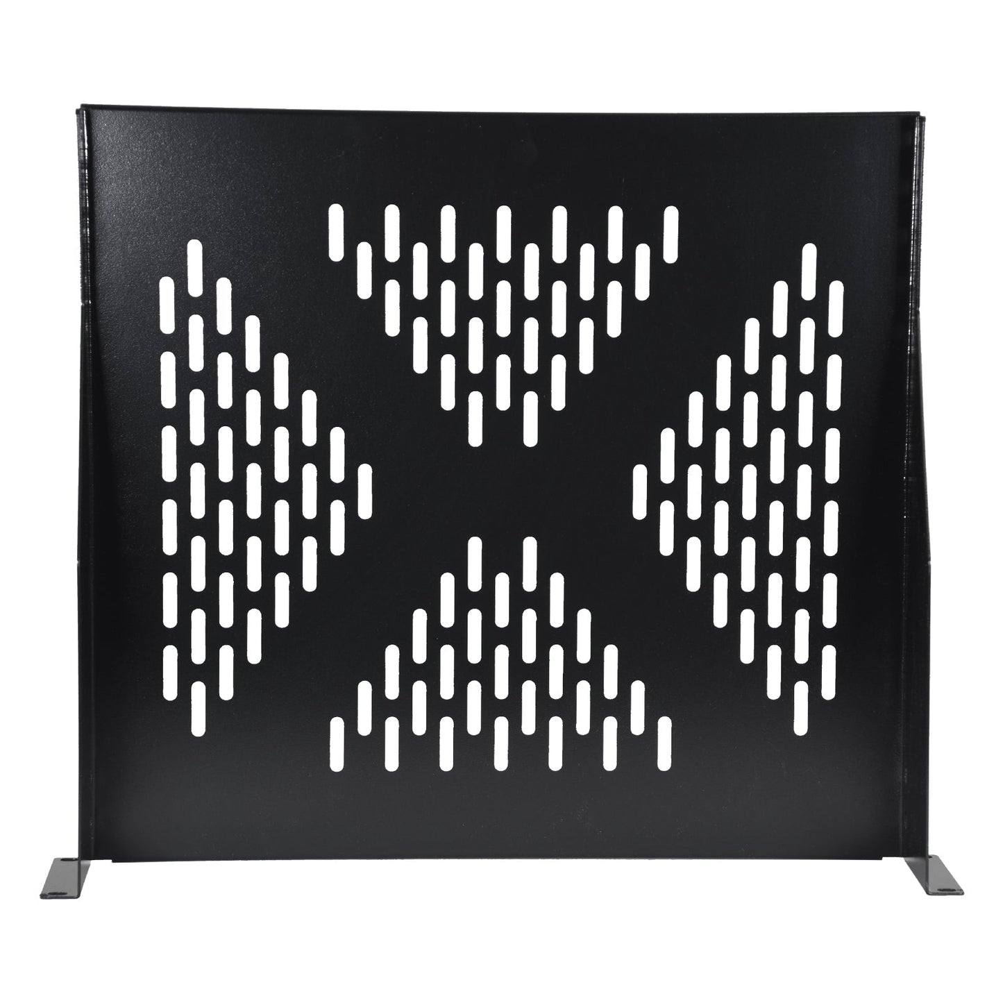 Aeons Premium 2U Server Rack Mount Vented Cantilever Shelf, 16-inch Depth, Heavy Duty