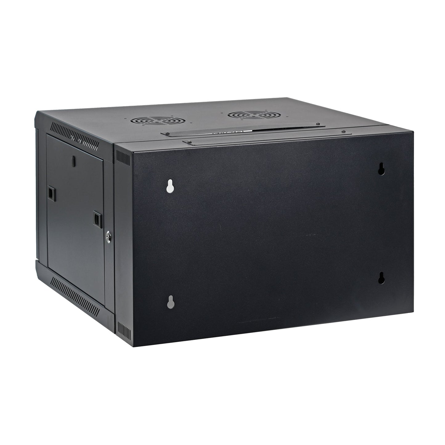 Aeons SB Series 6U Wall-Mount Network Cabinet, Hinged Swing-Out, Mid-Depth, Vented Door