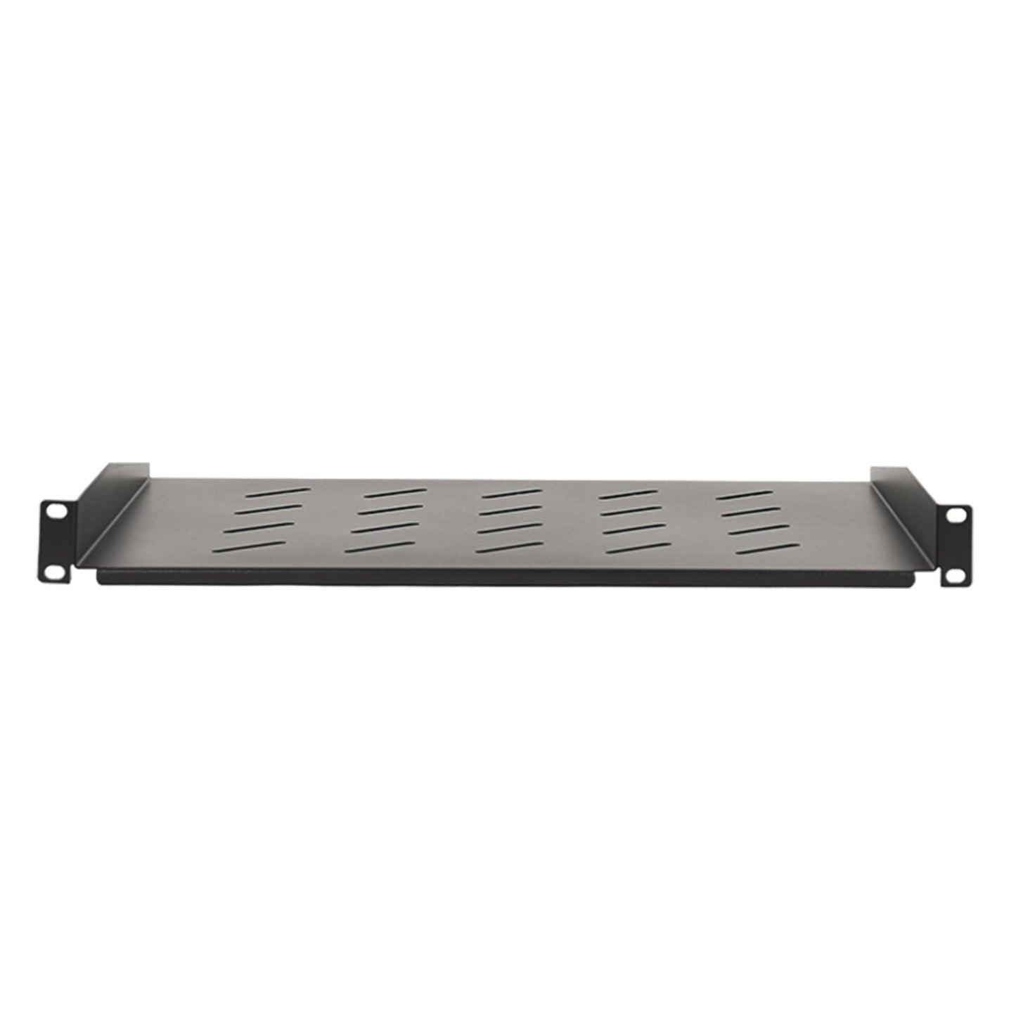 Aeons Universal 1U Rack Mount Vented Cantilever Shelf, 14-inch Depth, 2-Pack