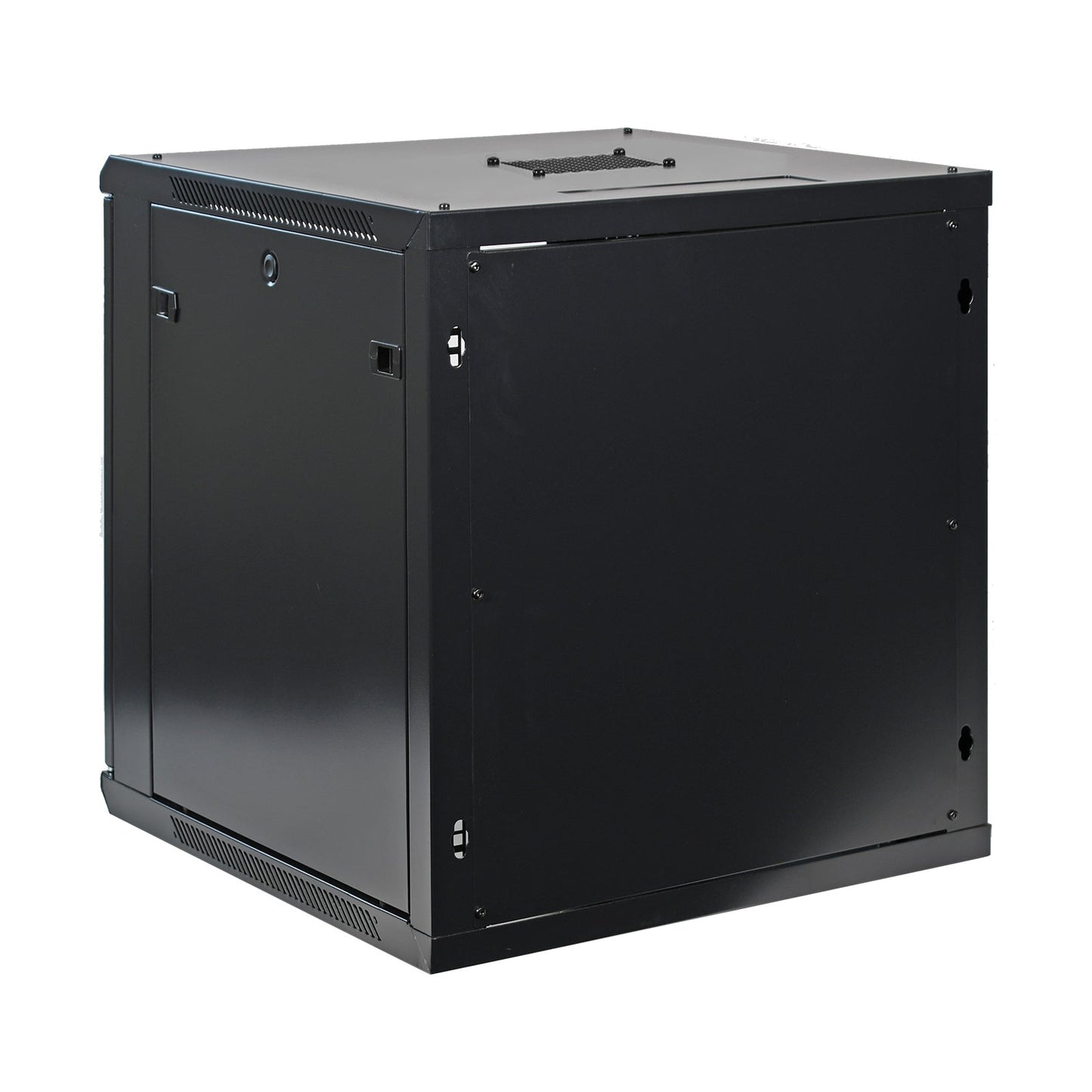 Aeons Pro Series 12U Wall-Mount Rack Cabinet, Mid-Depth, Glass Door