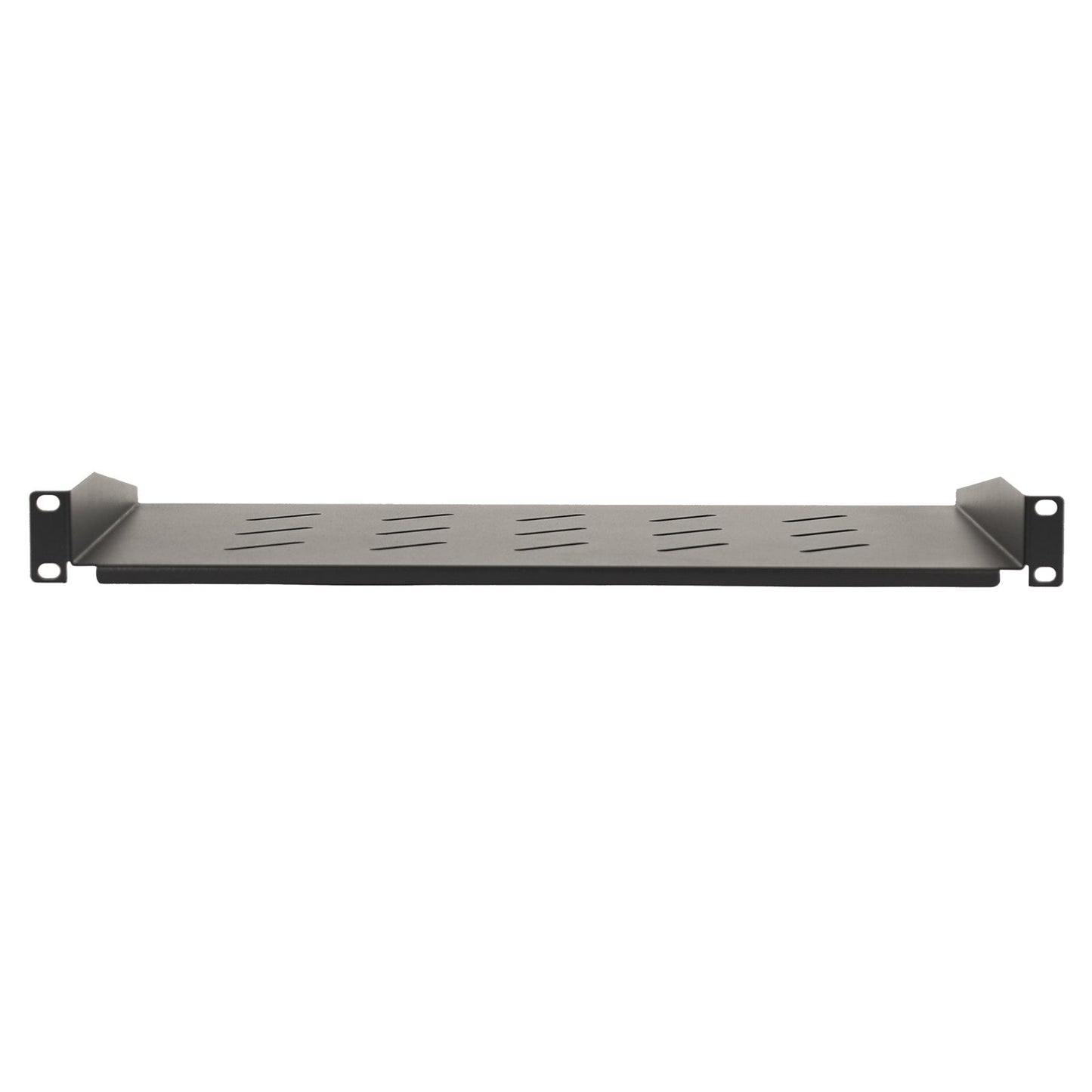 Aeons Universal 1U Rack Mount Vented Cantilever Shelf, 12-inch Depth, 2-Pack