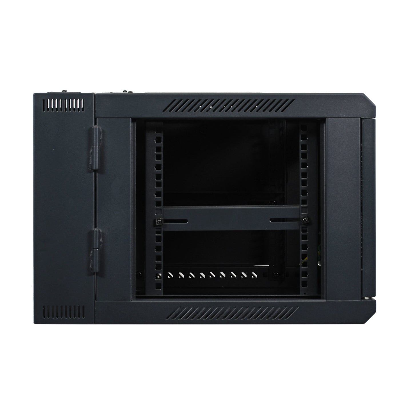 Aeons SB Series 6U Wall-Mount Network Cabinet, Hinged Swing-Out, Switch-Depth, Vented Door