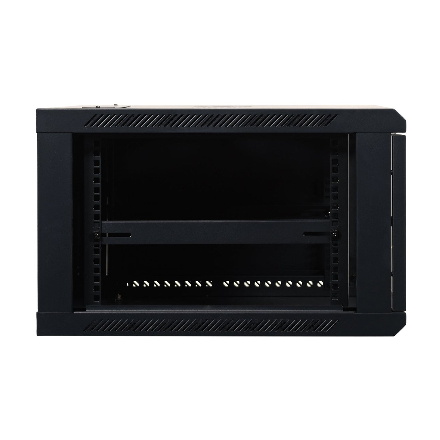 Aeons SC Series 6U Wall-Mount Rack Cabinet, Mid-Depth, Vented Door, Assembled