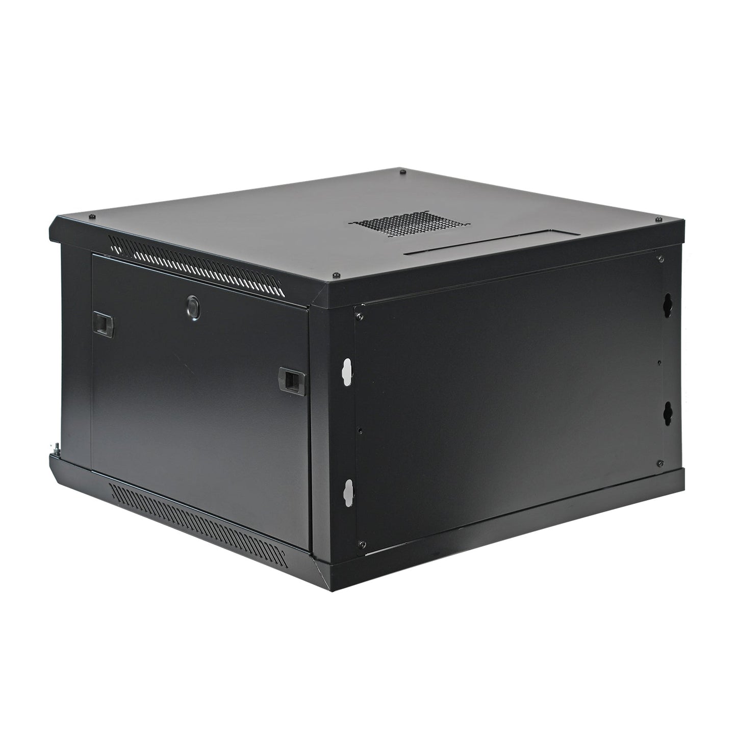 Aeons Pro Series 6U Wall-Mount Rack Cabinet, Mid-Depth, Vented Door