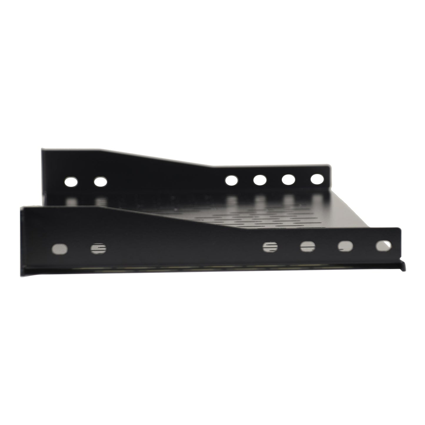 Aeons Premium 1U Server Rack Mount Vented Cantilever Shelf, 10-inch Depth, Heavy Duty, 2-Pack