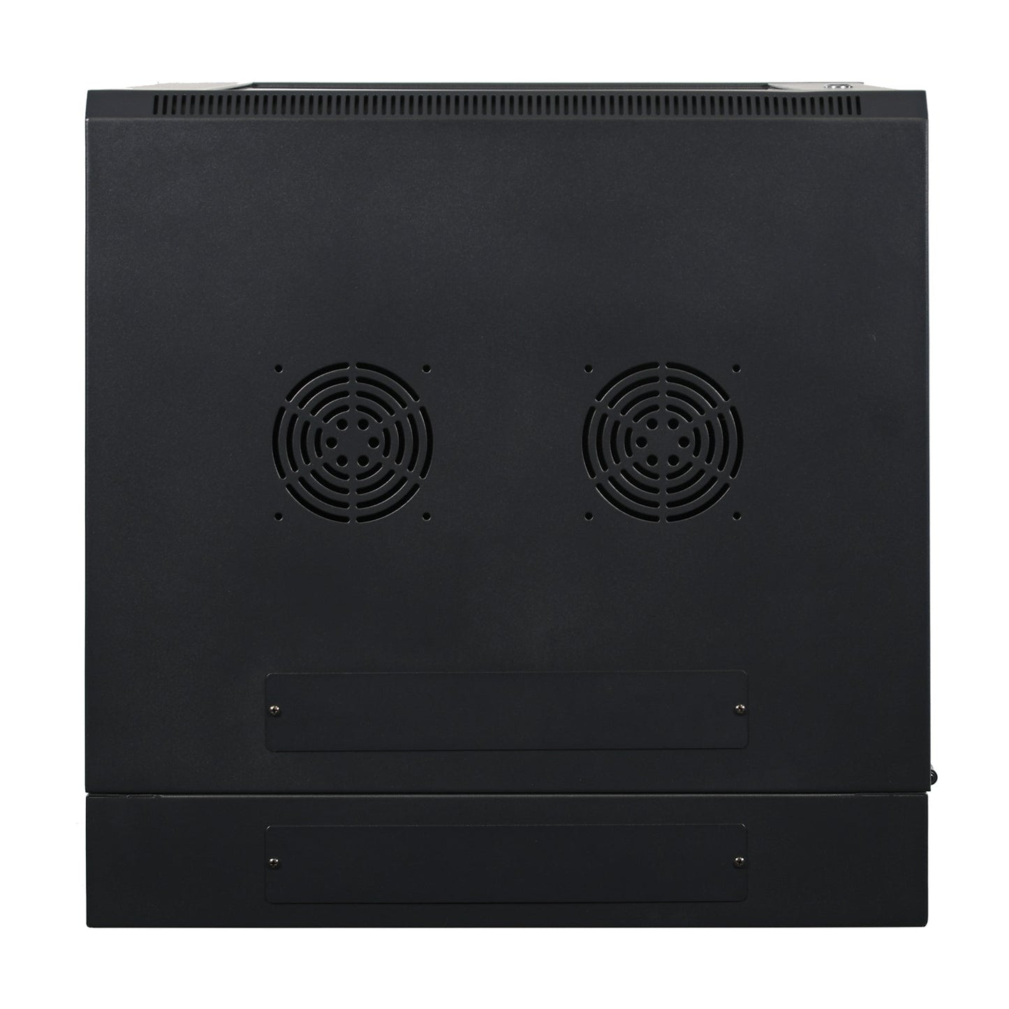 Aeons SB Series 12U Wall-Mount Network Cabinet, Hinged Swing-Out, Mid-Depth, Glass Door
