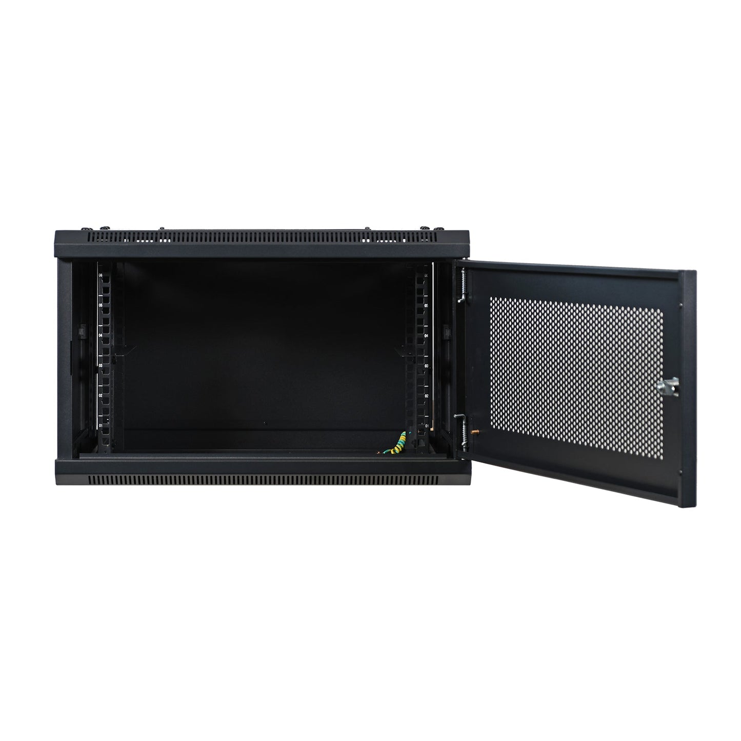 Aeons SP Series 6U Wall-Mount Rack Cabinet, Switch-Depth, Vented Door