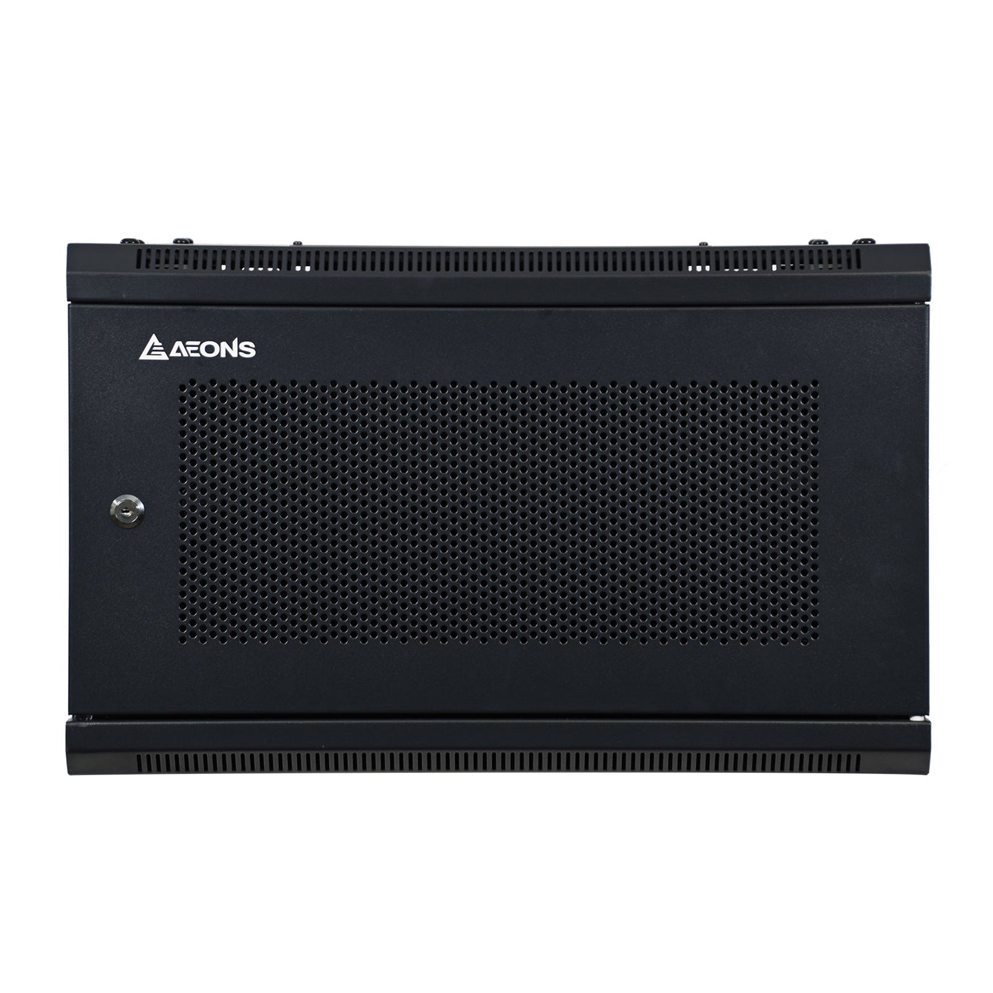 Aeons SP Series 6U Wall-Mount Rack Cabinet, Mid-Depth, Vented Door