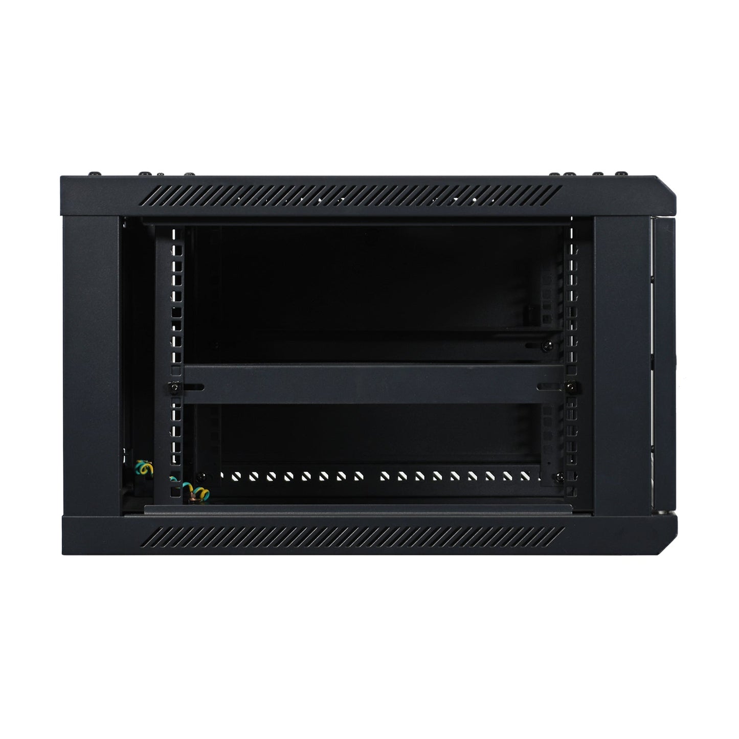 Aeons SP Series 6U Wall-Mount Rack Cabinet, Mid-Depth, Vented Door