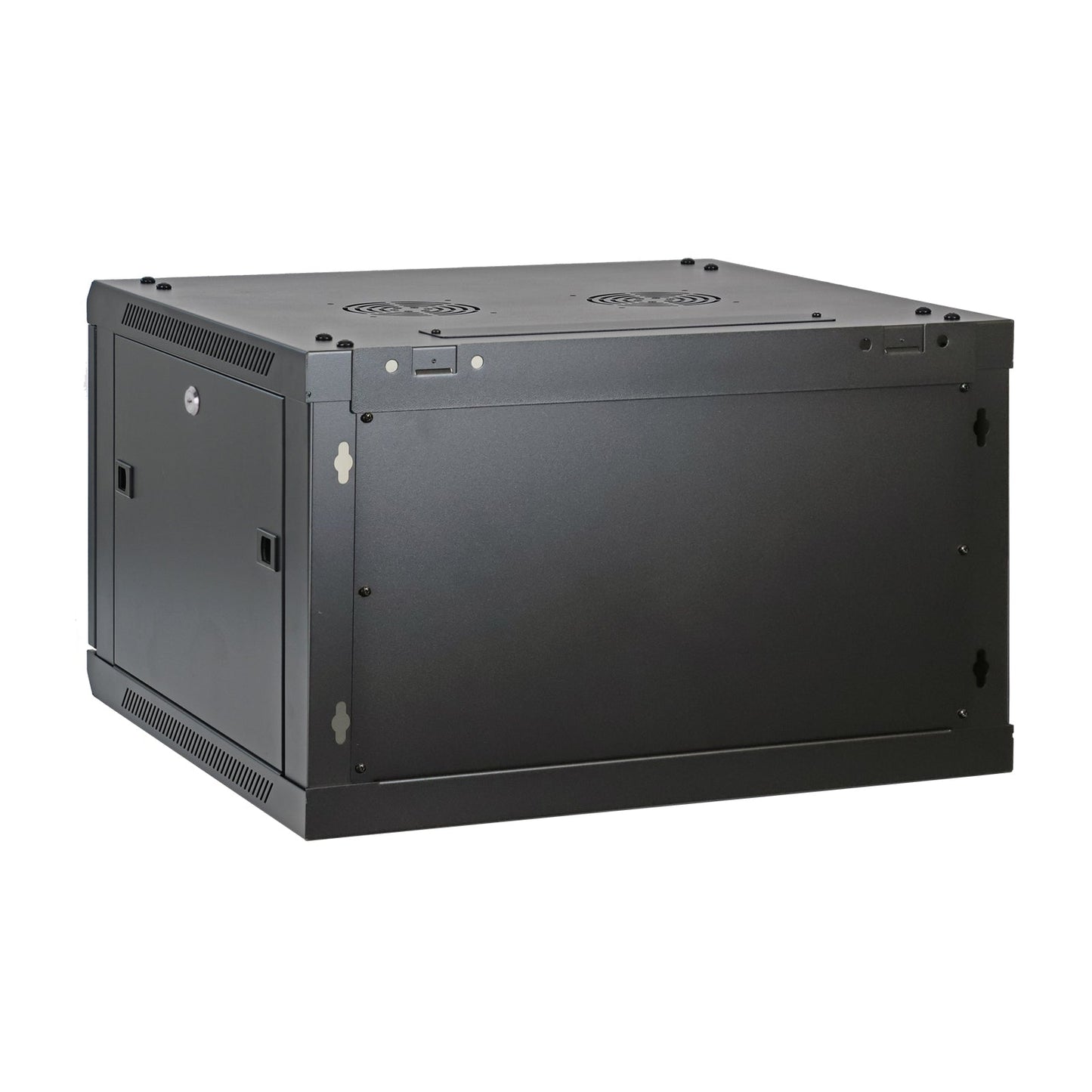 Aeons SP Series 6U Wall-Mount Rack Cabinet, Mid-Depth, Vented Door