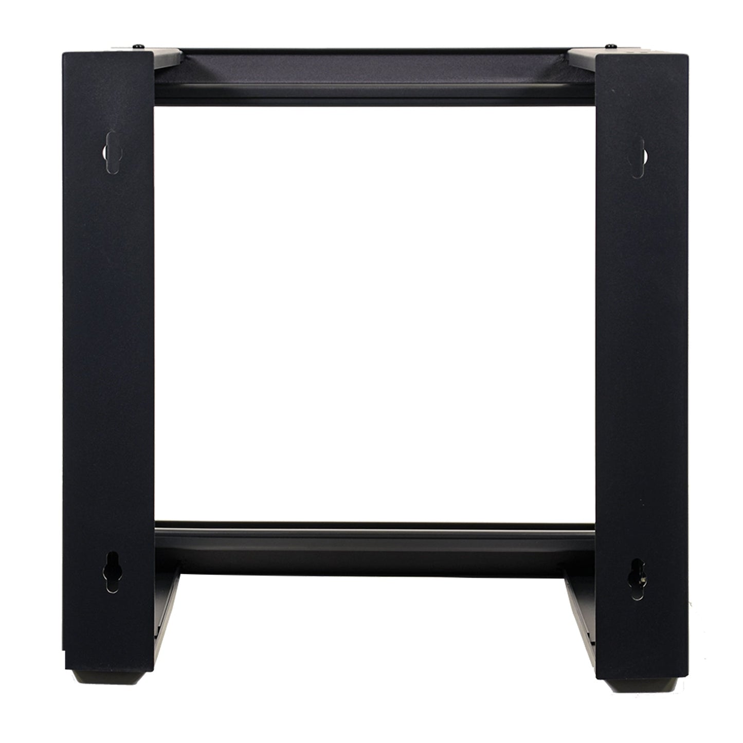 Aeons SBC Series 9U Wall-Mount Open-Frame Rack, Adjustable-Depth, Swing Out Hinged Gate