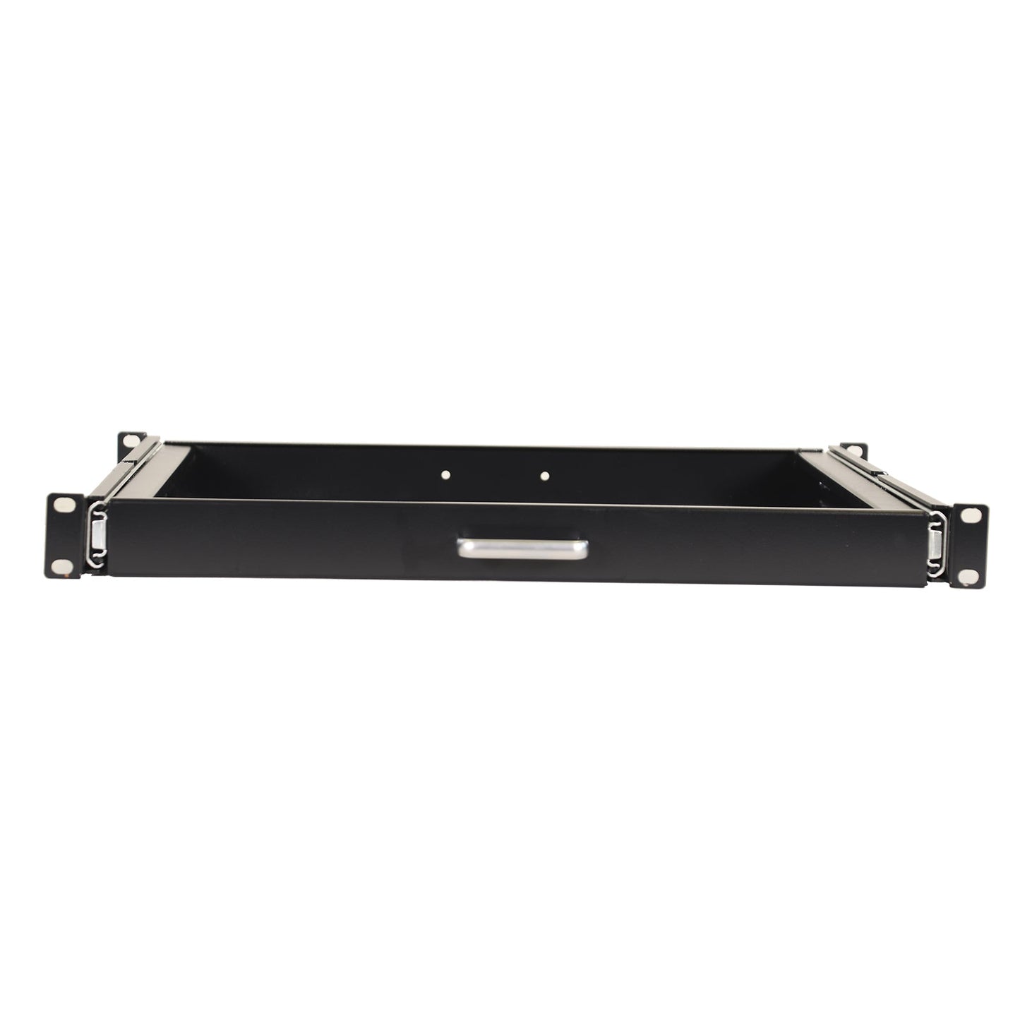 Aeons Premium 1U Rack Mount Vented 4-Post Sliding Shelf, 14-inch Depth, 2-Pack
