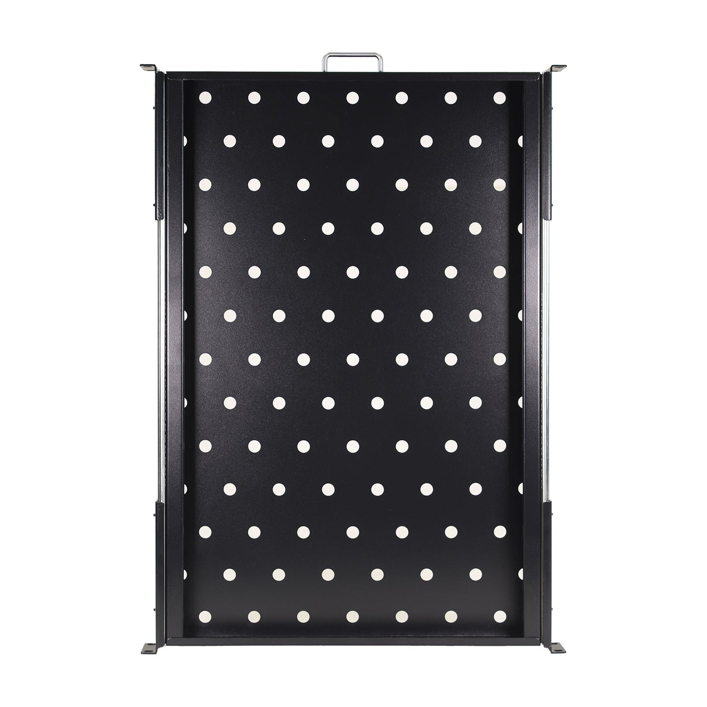 Aeons Premium 1U Rack Mount Vented 4-Post Sliding Shelf, 26-inch Depth