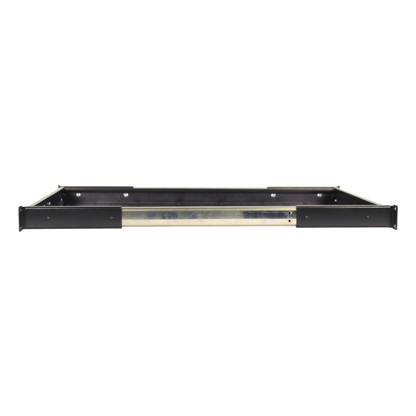 Aeons Premium 1U Rack Mount Vented 4-Post Sliding Shelf, 26-inch Depth