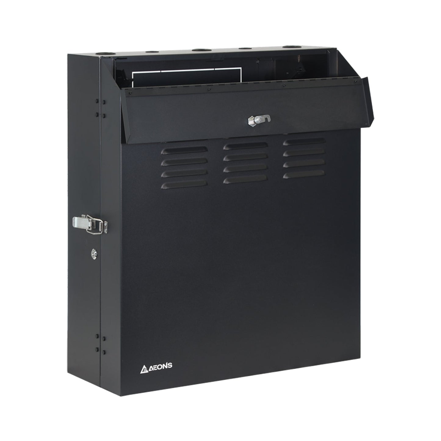 Aeons SWF Series 5U Wall-Mount Rack Cabinet, Mid-Depth, Vertical Mount, Assembled