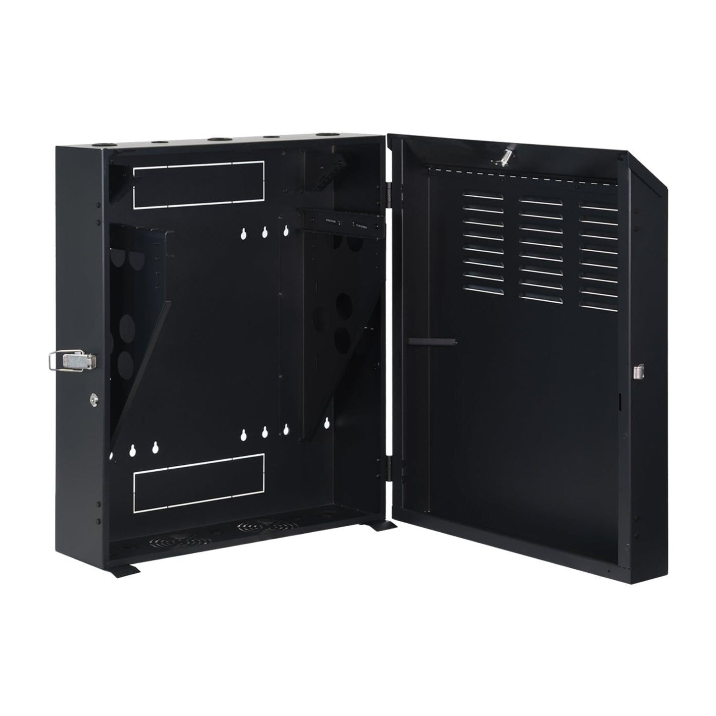 Aeons SWF Series 5U Wall-Mount Rack Cabinet, Mid-Depth, Vertical Mount, Assembled