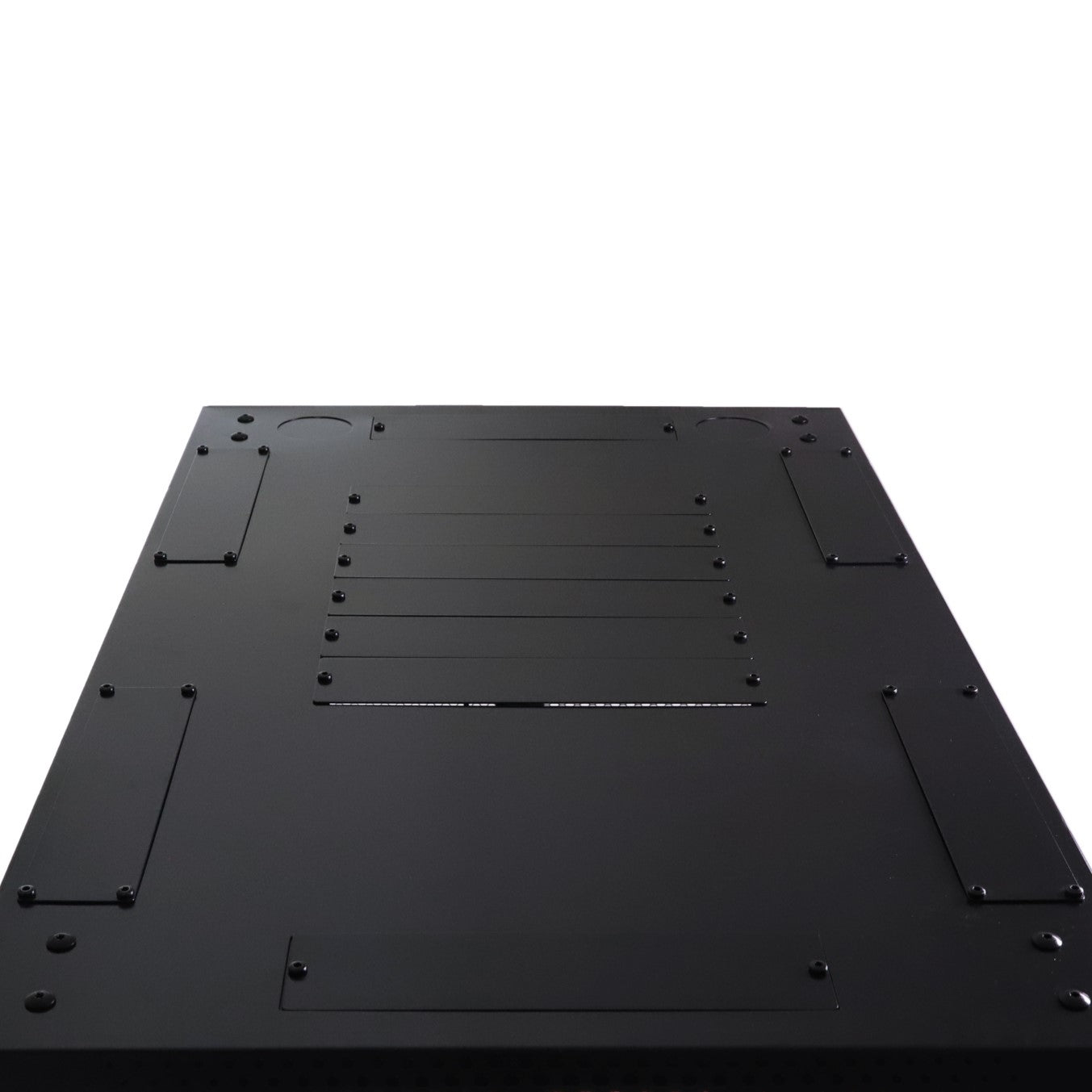 Aeons G-Series 42U Professional Server Rack Enclosure Cabinet Kit, Mid-Depth, Secure Glass Door, Cable Management