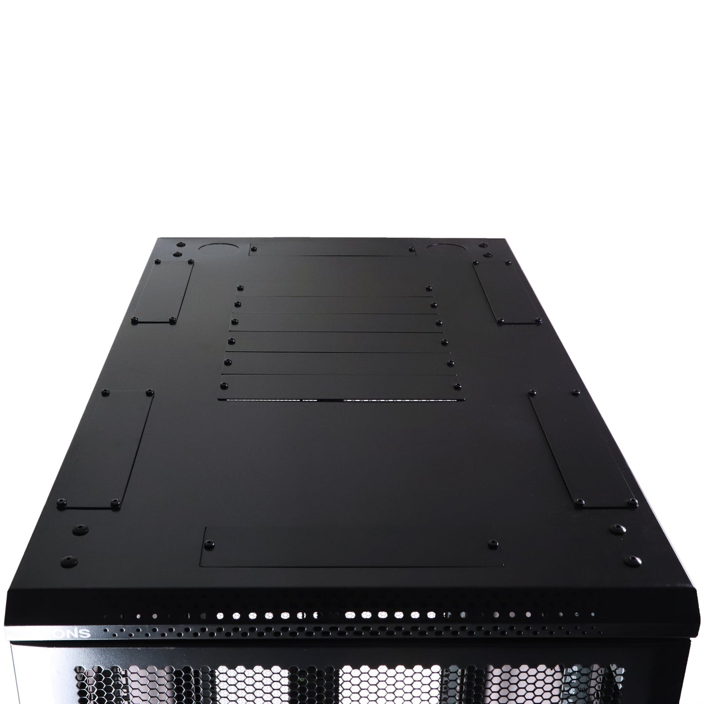 Aeons G-Series 42U Professional Server Rack Enclosure Cabinet Kit, Mid-Depth, Secure Perforated Door, Cable Management