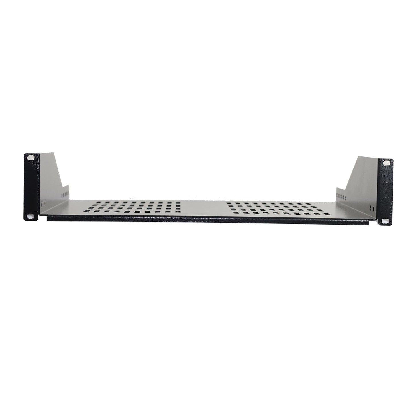 Aeons Premium 2U Server Rack Mount Vented Cantilever Shelf, 16-inch Depth, Heavy Duty