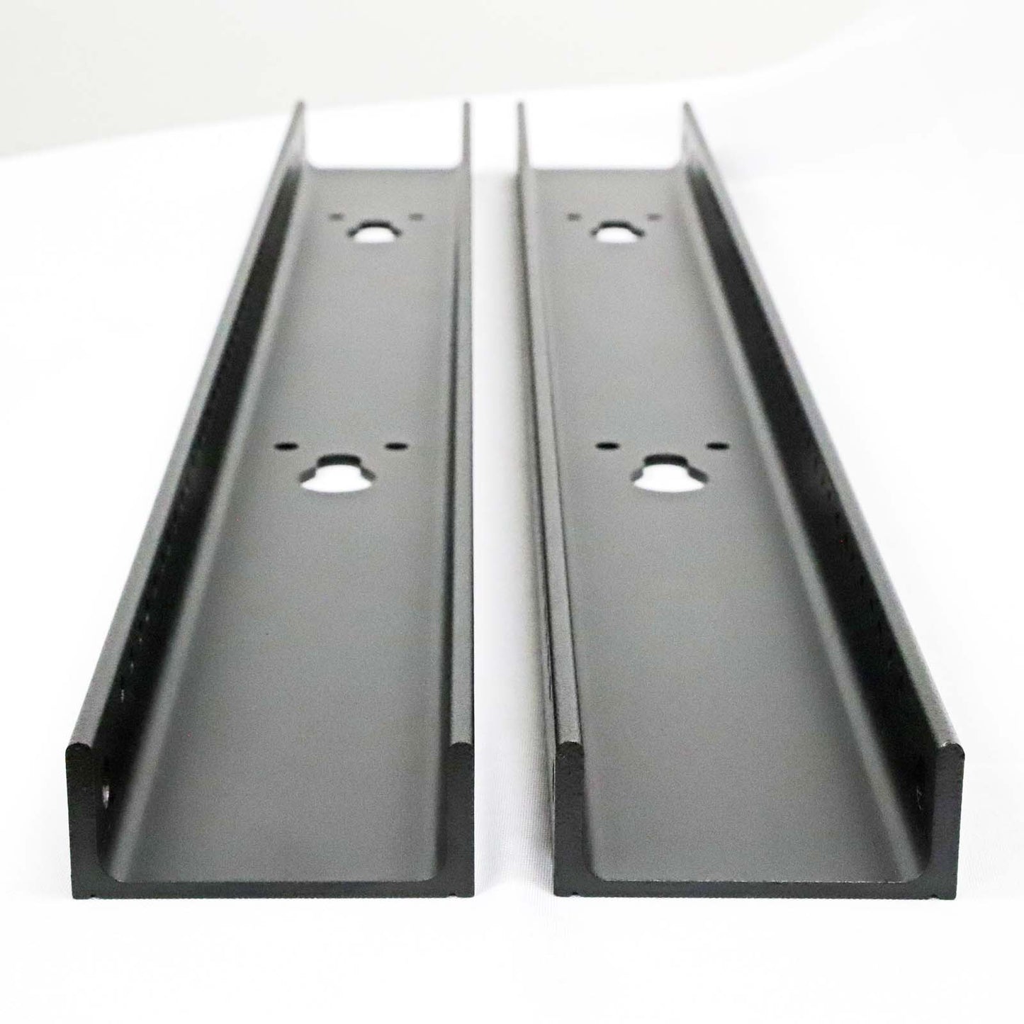 Aeons AR Series 13U 2-Post Aluminum Open Frame Rack, Black