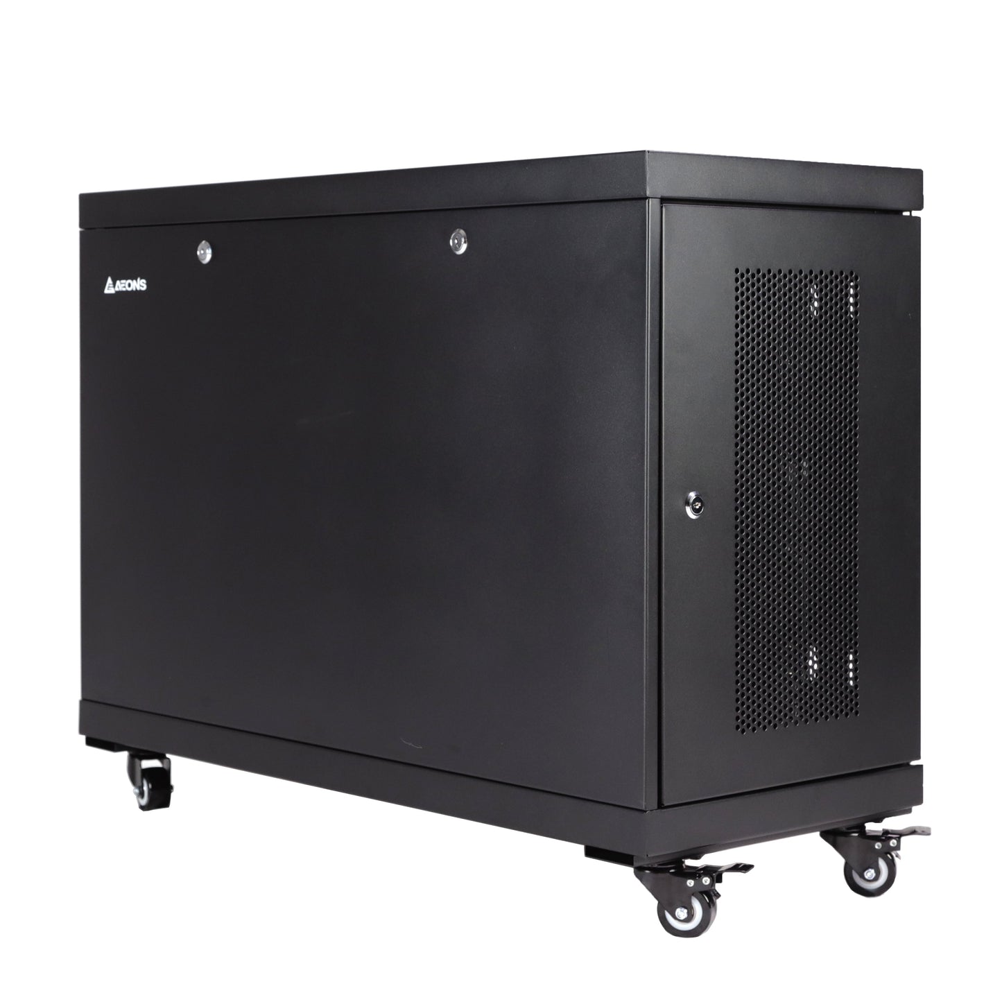 Aeons SWS Series 6U Wall-Mount Rack Cabinet, Server-Depth, Vertical/Side Mount, Assembled