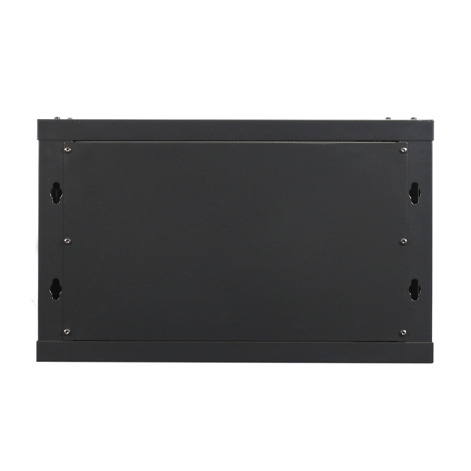 6U Wall Rack Cabinet Switch Depth Glass Door