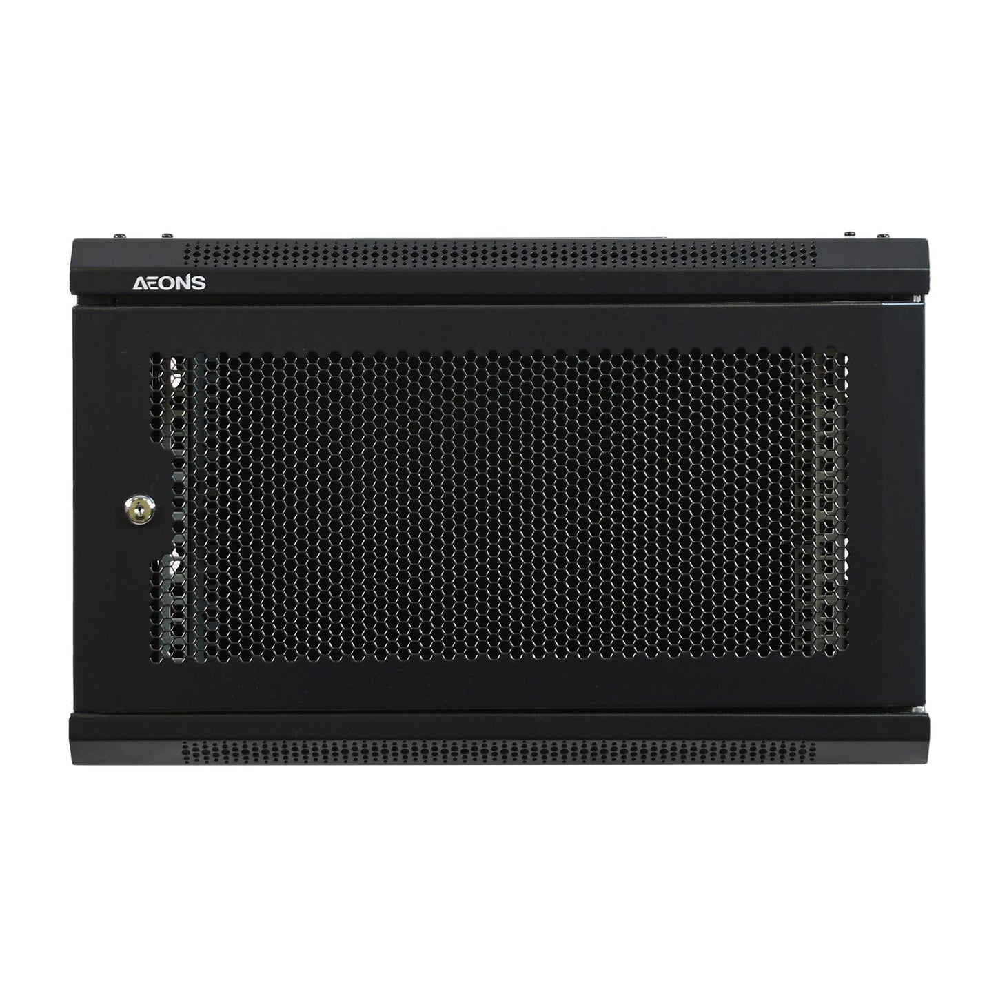 6U Wall Rack Cabinet Switch Depth Glass Door