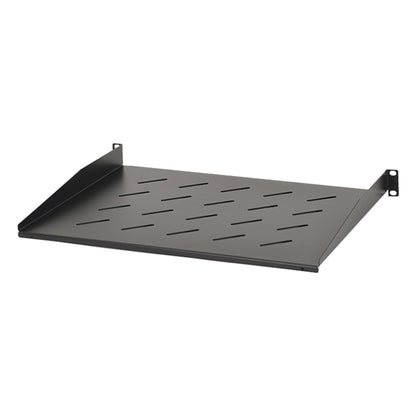 Aeons Universal 1U Rack Mount Vented Cantilever Shelf, 14-inch Depth, 2-Pack