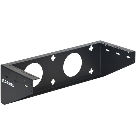 Aeons SBA Series 4U Low-Profile Vertical Wall-Mount Bracket Rack