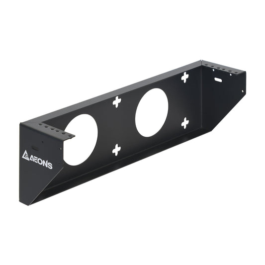 Aeons SBA Series 2U Low-Profile Vertical Wall-Mount Bracket Rack