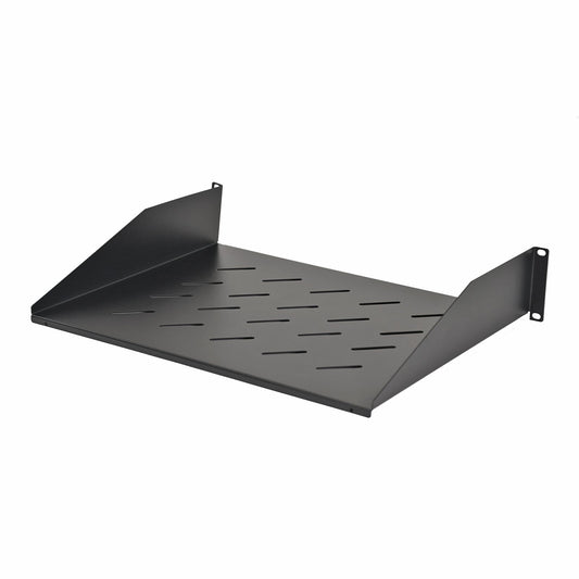 Aeons Universal 2U Rack Mount Vented Cantilever Shelf, 14-inch Depth