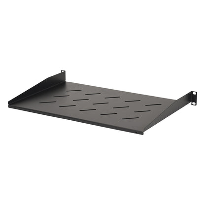 Aeons Universal 1U Rack Mount Vented Cantilever Shelf, 12-inch Depth, 2-Pack