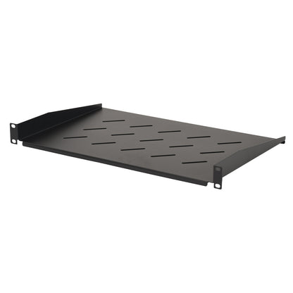 Aeons Universal 1U Rack Mount Vented Cantilever Shelf, 12-inch Depth, 2-Pack