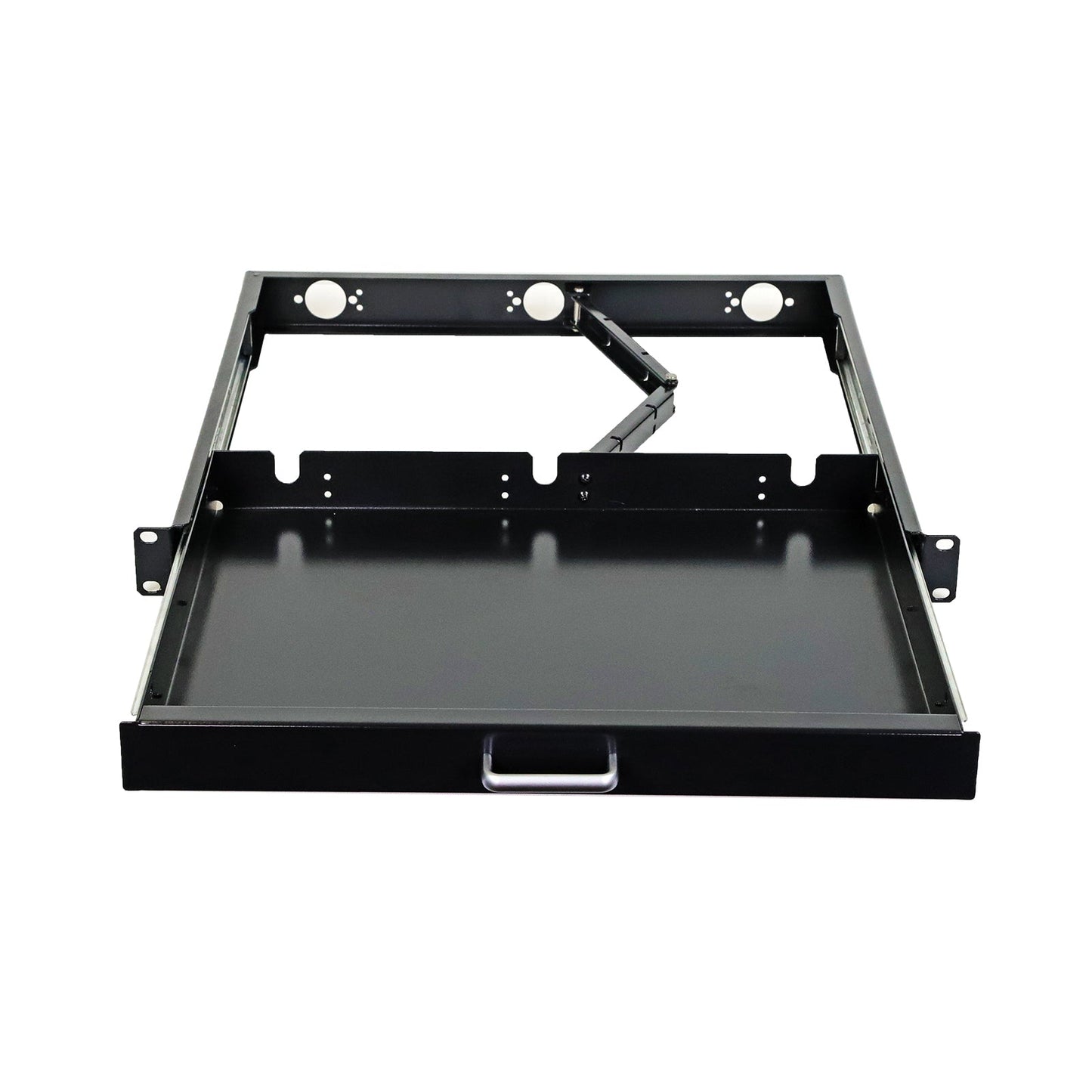 Aeons Premium 1U Rack Mount Sliding Drawer, Server Storage Cabinet Case with Lock