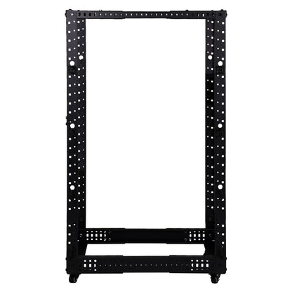 Aeons SR Series 27U 4-Post Open Frame Rack, Adjustable Depth