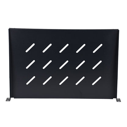 Aeons Universal 1U Rack Mount Vented Cantilever Shelf, 12-inch Depth, 2-Pack