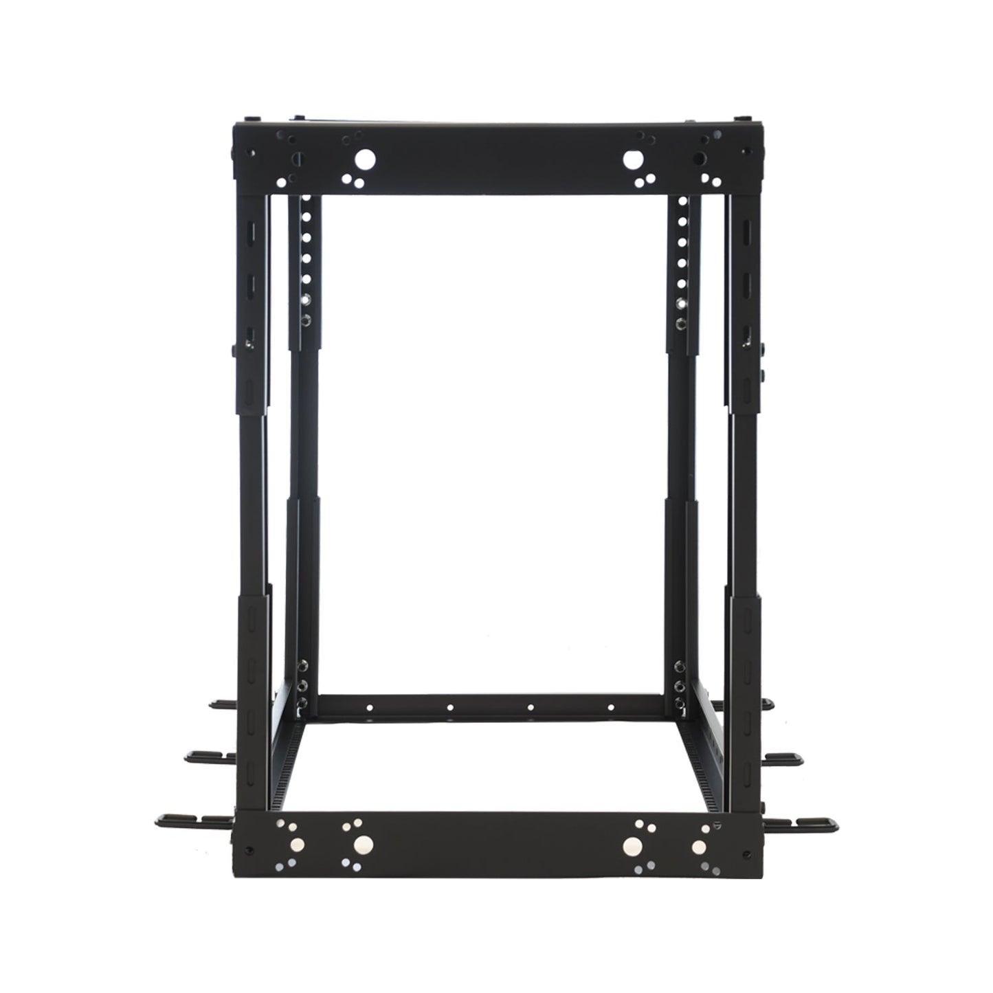 Aeons SR Series 15U 4-Post Open Frame Rack, Adjustable Depth