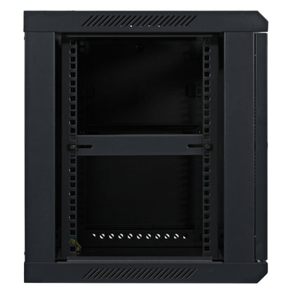 Aeons SC Series 9U Wall-Mount Rack Cabinet, Switch-Depth, Vented Door, Assembled