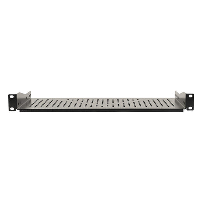 Aeons Premium 1U Server Rack Mount Vented Cantilever Shelf, 10-inch Depth, Heavy Duty, 2-Pack