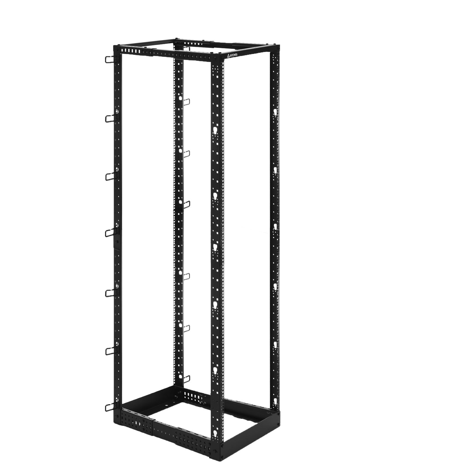 Aeons SR Series 42U 4-Post Open Frame Rack, Adjustable Depth – Aeons ...