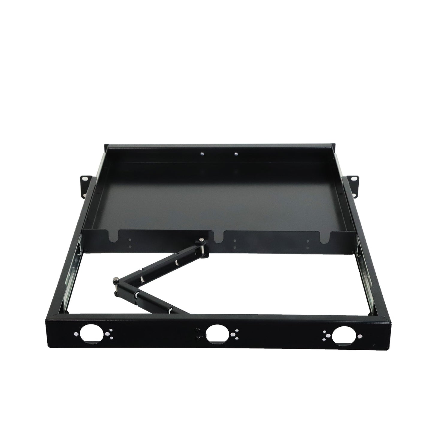 Aeons Premium 1U Rack Mount Sliding Drawer, Server Storage Cabinet Case with Lock