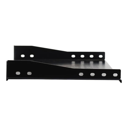 Aeons Premium 1U Server Rack Mount Vented Cantilever Shelf, 10-inch Depth, Heavy Duty, 2-Pack