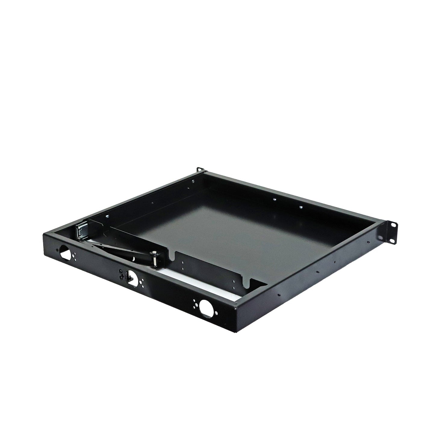 Aeons Premium 1U Rack Mount Sliding Drawer, Server Storage Cabinet Case with Lock