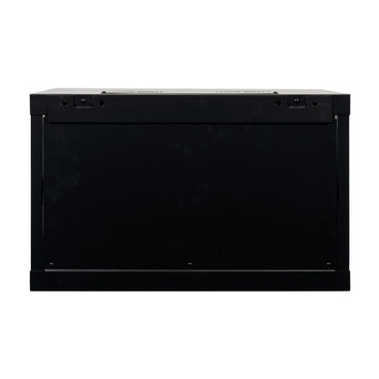 Aeons SC Series 6U Wall-Mount Rack Cabinet, Mid-Depth, Glass Door, Assembled