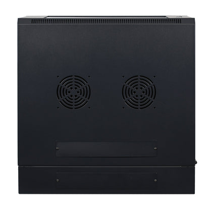 Aeons SB Series 6U Wall-Mount Network Cabinet, Hinged Swing-Out, Mid-Depth, Vented Door